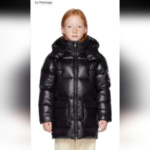 MACKAGE Kids Black Kennie-LUS Down Coat